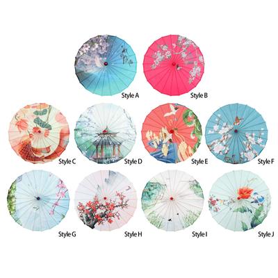 32" handgefertigter geölter Sonnenschirm, Regenschirm chinesischer japanischer Kunst klassischer Tanzschirm für Hochzeit