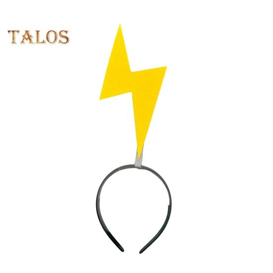 

Женская повязка на голову, не выцветающая, головной убор, уникальный дизайн с символом, обруч для волос, реквизит для фотосъемки на маскарадах и фестивалях жёлтый