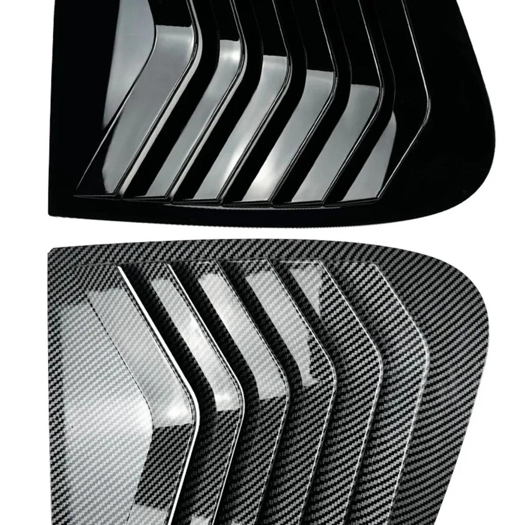 Pair Car Side Window Spoiler Cover For Bmw F20 118i 120i Hatchback 2011-2019 Rear Triangle Louver Air Splitter F20 Louver