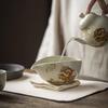 Grass And Wood Gray Glaze Xishi Zen Justice Cup Handmade Ceramic Heat-Resistant Tea Dispenser Kung Fu Tea Set Eagle Beak Uniform Cup