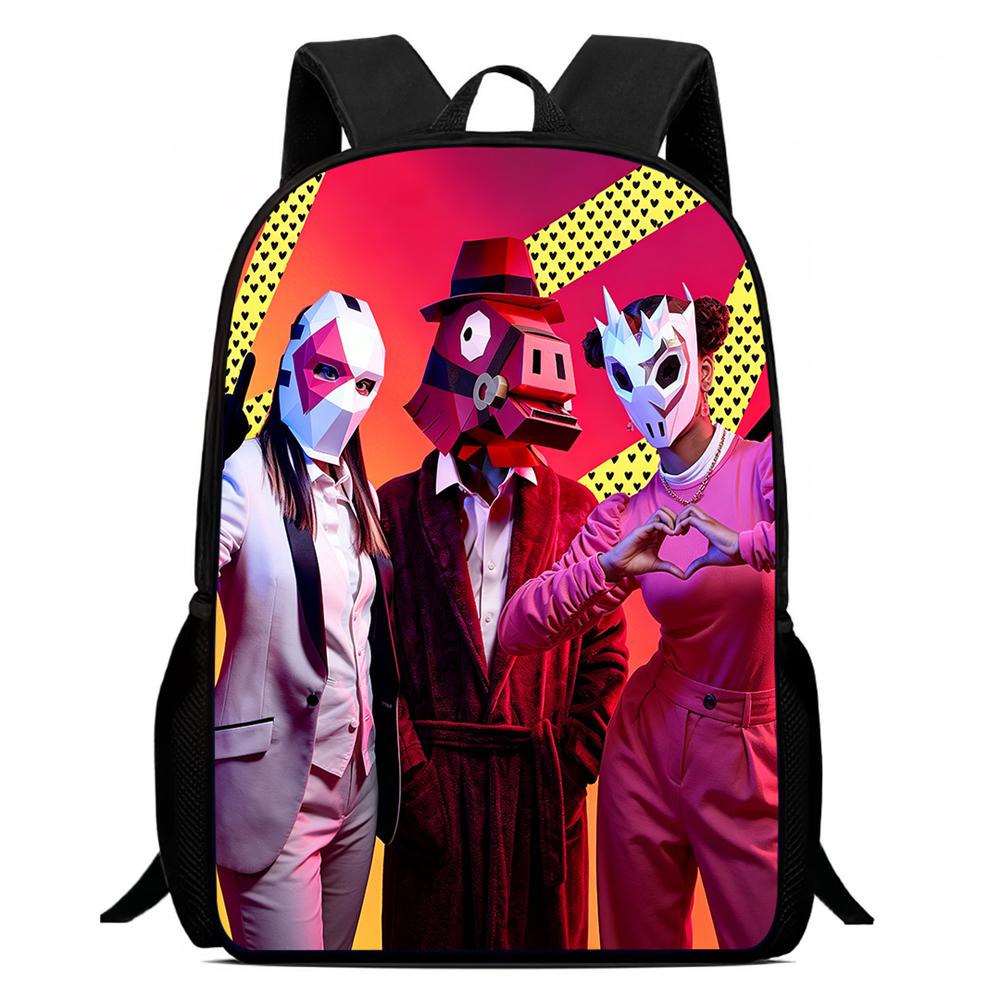 FORTNITE Cartoon 15-inch Lightweight & Durable Primary School Backpack with Adjustable Shoulder Straps for Boys&Girls Ages 6-10