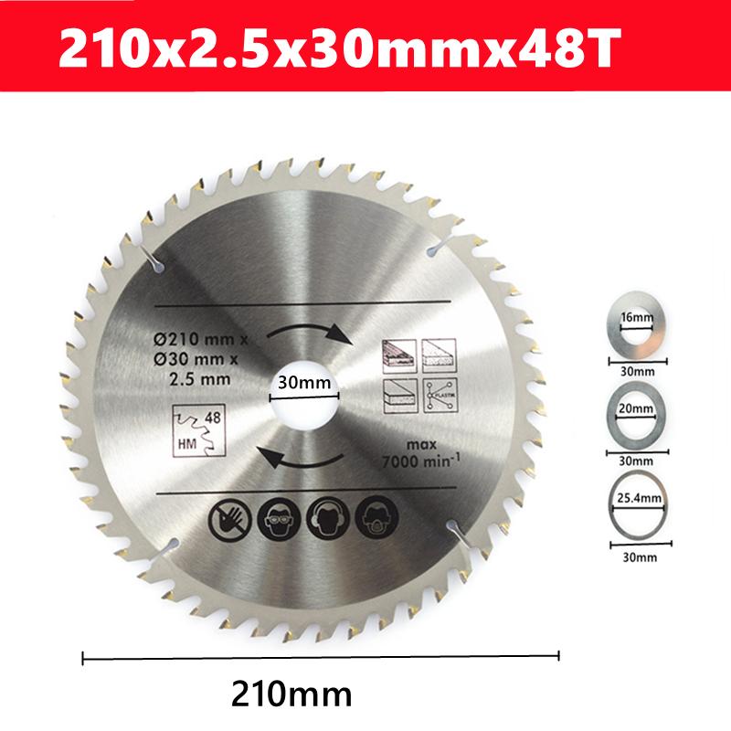 TCT 210mm woodworking saw blade 24T/48T/60T/80T,Wood Cutting Disc Carbide Tipped TCT Saw Blade Woodworking Tools