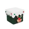 Household Xmas Children's Bombonera Christmas Eve Lint Christmas Gift Box Present Ribbon Xmas  Eve Gift Box