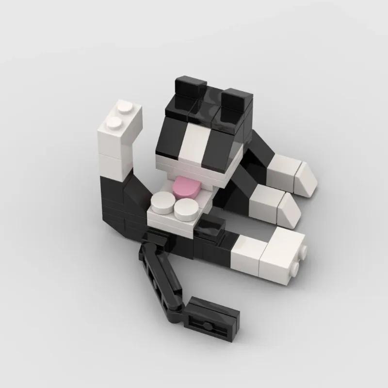 Adorabile Gatto 62 Pezzi Giocattolo da Costruzione Serie Animali MOC Bricks Blocchi da Costruzione Fai da Te Giocattoli Educativi per Bambini progettati per la Nascita dei Bambini