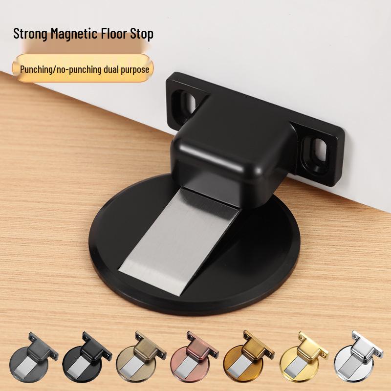 Zinc Alloy Strong Magnetic Anti-Collision Mute Door Stopper for Indoor Use