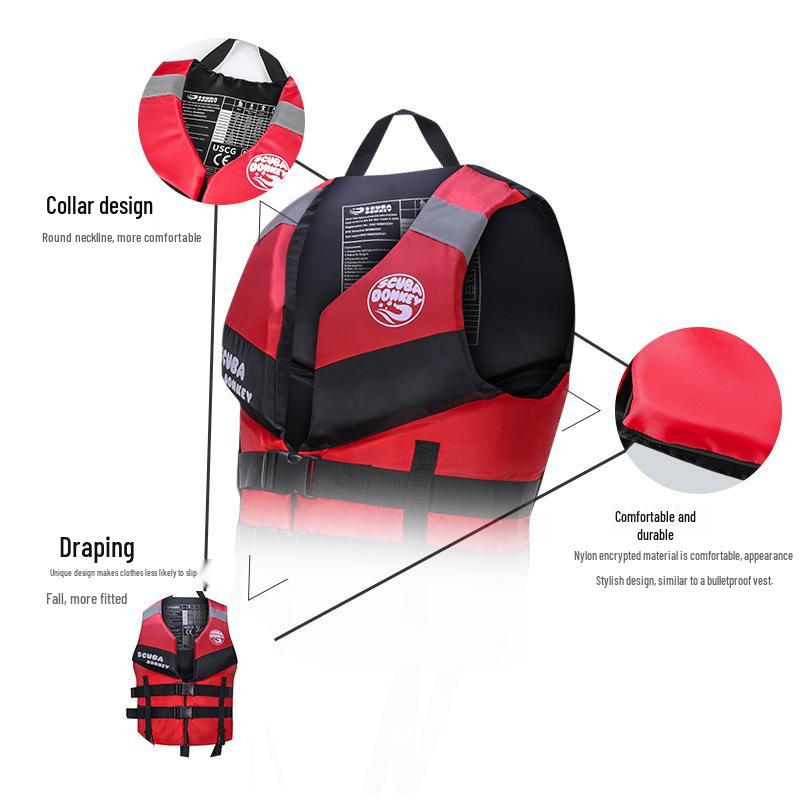 Kids' Life Jacket with Enhanced Buoyancy for Boating and Snorkeling