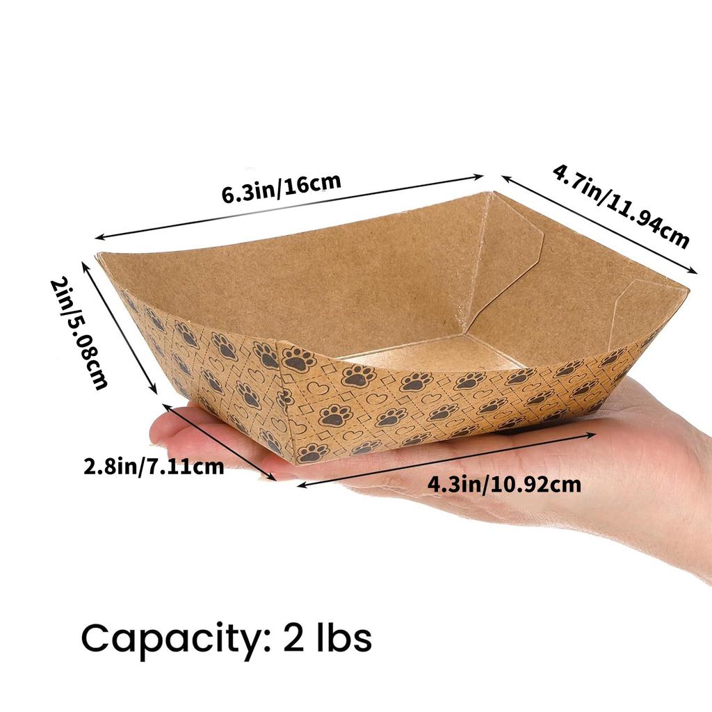 100Pieces Disposable Cats Dog Feeder With NonSlip Base Feeding Dish For Camping Road Trip Pet Feeding Watering Solution