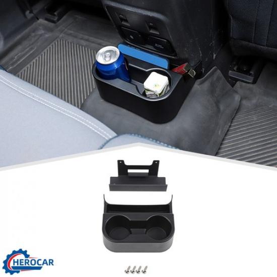 Car Rear Back Water Cup Holder Storage Box Organizer For Ford Bronco +  ABS