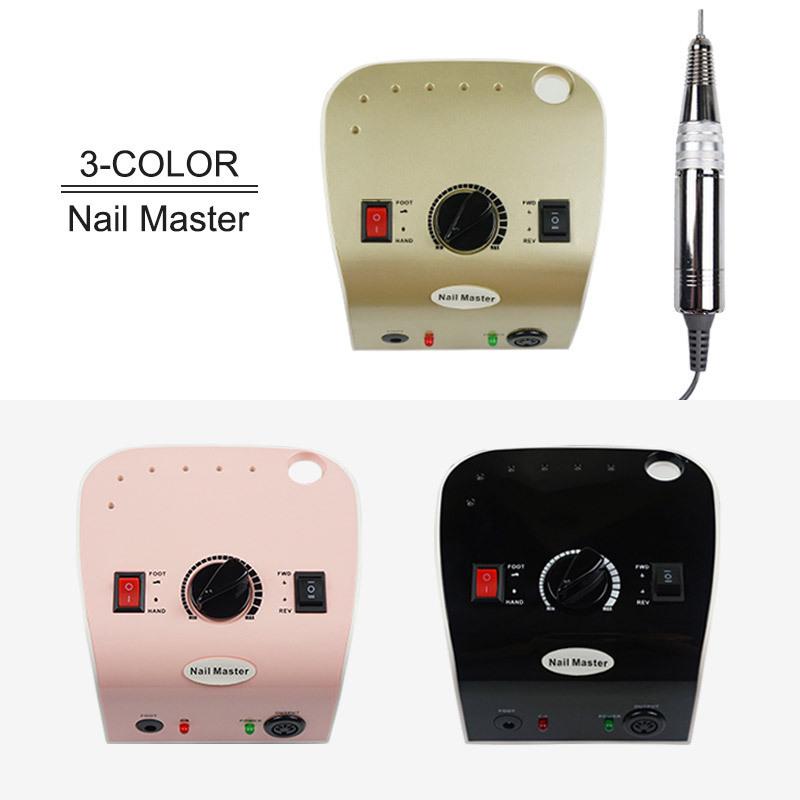 35000 RPM Electric Nail Polishing/Engraving Machine - Low Vibration & Noise for Home Use