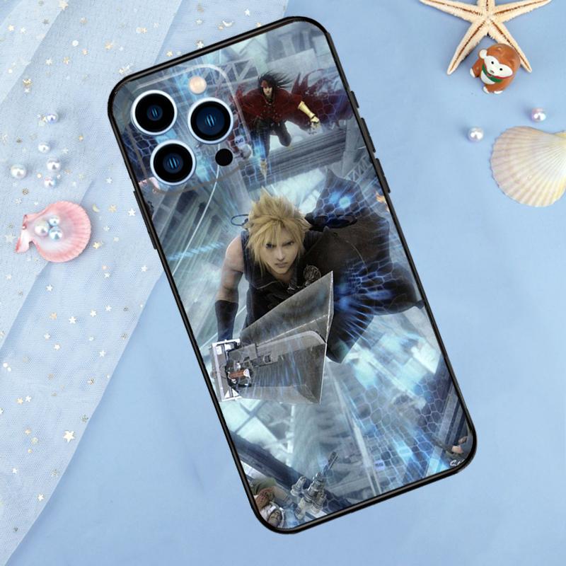 Final Fantasy VII Case For iPhone 17 Pro Max 16 15 14 12 11 13 Pro Max Plus 12 13 Mini 16e 17 Air Back Cover