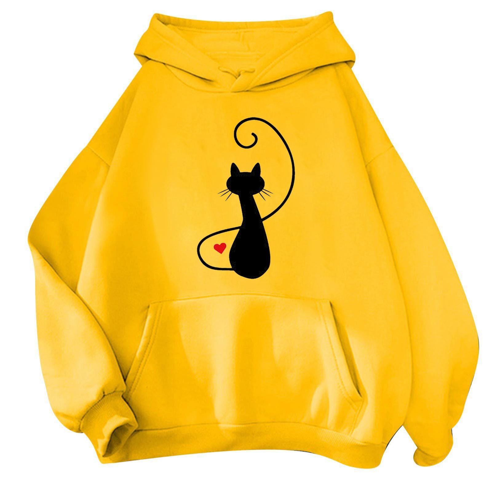 

Женские модные топы, повседневные свободные пуловеры в полоску с круглым вырезом и длинными рукавами L жёлтый