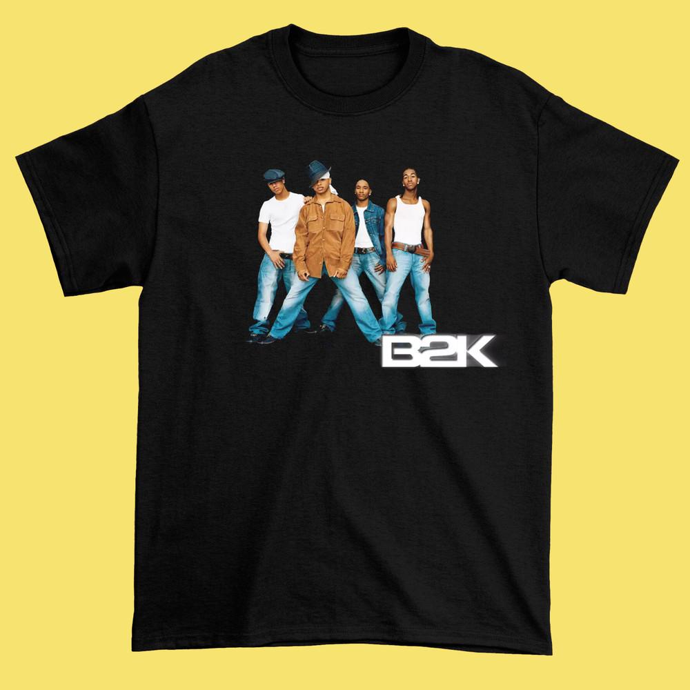 HEISS! B2K Band Schwarzes Baumwoll-T-Shirt, alle Größen S-5XL, Unisex, SN103