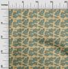 Cotton Flex Beige Fabric Leaves Craft Projects Decor Fabric Printed By The Yard 40 Inch