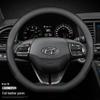 Hyundai Leather Steering Wheel Cover for Tucson, IX35, Sonata, Santa Fe, Elantra, Reina, Veloster