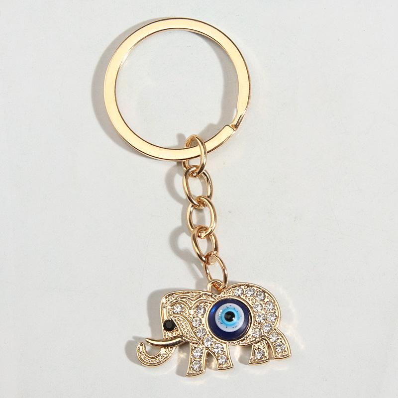 Punk Enamel Hollow Eye Eyeball Key Chains For Women Men Accessorie Car Keys DIY Handmade Jewelry Gifts Bag Charm