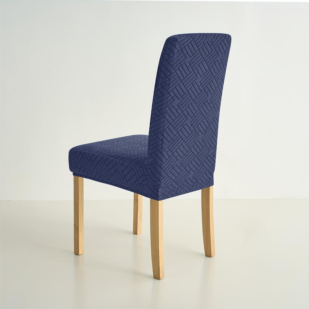 1/4/6pcs Jacquard Dining Room Chair Covers Adjustable Removable Seat Slipcovers for Dining Kitchen Hotel Wedding Banquet