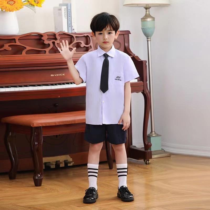 Thai Academy-Style Summer Graduation Uniform: Fashionable JK Skirt Set for Elementary Girls
