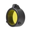 30-69MM Capuchon d'Objectif Flip-Up à Ressort Rapide Transparent pour Lunette de Visée Accessoires de Protection Jaune