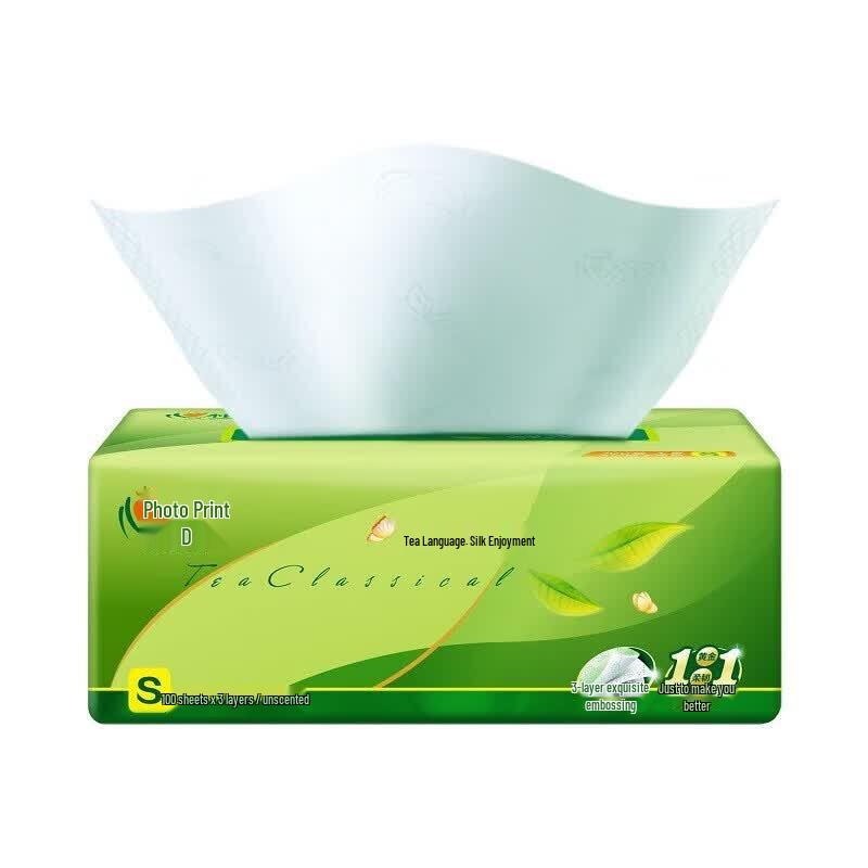 Mind Act Upon Mind Tea Whisper Silk Enjoy 3-Ply Facial Tissues, 20-Pack