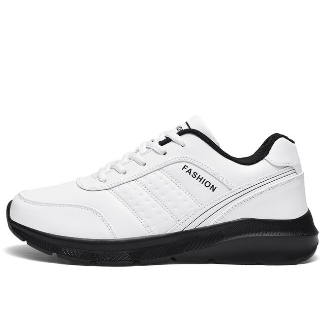 New Fashion White Men 'S Casual Shoes Large Size High Quality Leather Comfortable Men 'S Sneaker 48 Non Slip Walking Mens Shoes 47