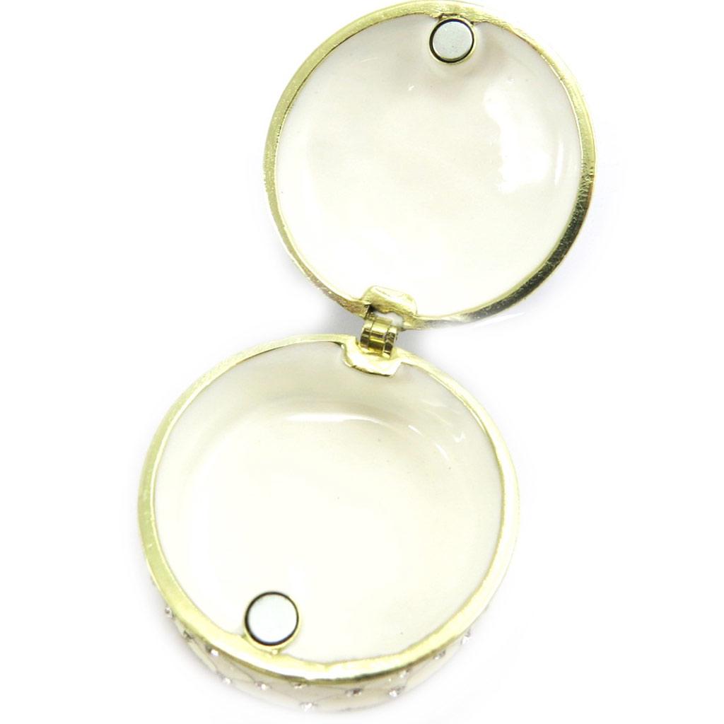 Les Trésors De Lily [L6459] - Blue 'Iris' Jewelry Box