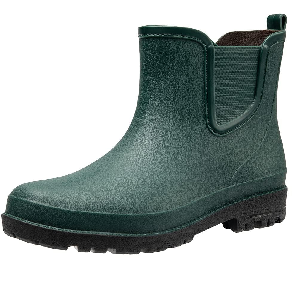 

MERPHINE Waterproof Rain Ideal for Farm Rain and Stylish Size Men s Boots, Work, Boots, Gardening, Lightweight, Green, 26.0cm зелёный