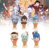 6pcs Impact Genshin Character Ice Cream Toy Doll Gift Model Decoration Desktop