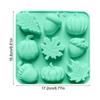 Pumpkin Maple Scent Candle Silicone Mold Baking Tools DIY Thanksgiving Plaster Resin for Decor Handmade Autumn Harvest Souvenir