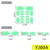 Halloween Stickers Luminous Eyes Ghost Party Decoration Stickers Fluorescent Horror Wall Stickers Holiday Party Room Decoration