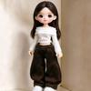 Mini Ribbed Knitted Sweaters Tops Casual Wear Dolls Streetwear  for OB11 Dolls/for 1/12 BJD Dolls