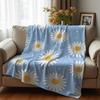 Skull Rose Lattice Anime Cartoon Flannel Blanket Soft Warm Throw for Bedroom Sofa Car Kids Holiday Gift