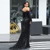 Sequin Evening Dress Party Dress Long Gown Black Long Evening Dress