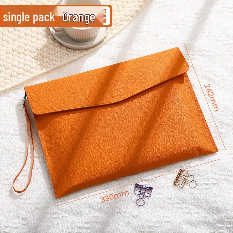 Custom A4 Lychee Grain Document File Bag and Briefcase