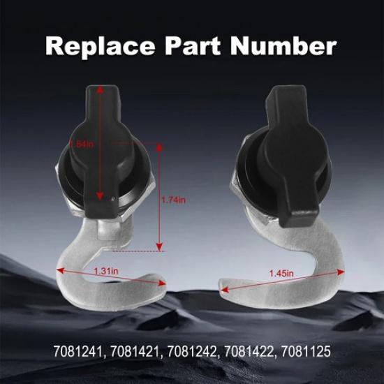 A Pair of Storage Rack Detent Latches for Polaris Sportsman 300 400 450 500