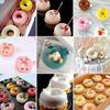 Silicone Donut Mold Silicone Chocolate Mold Mini Pastry Bread Cake Mold Non-Stick Baking Mold Donut Maker Dessert Making Tool