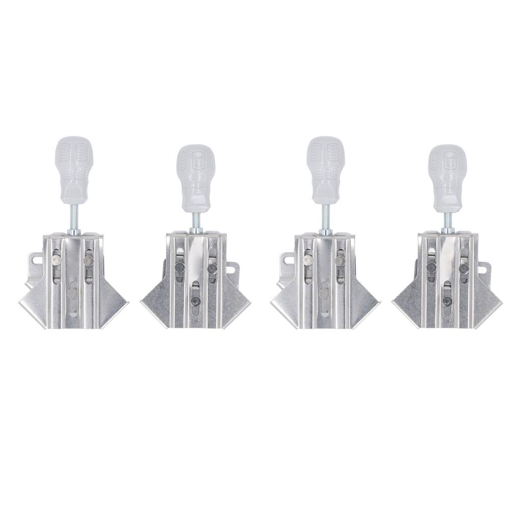 4PCS Right Corner Clamp Thickened Stainless Steel Open Type 90 Degree Clamp Woodworking Splicing Too