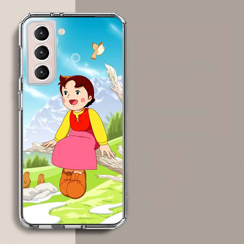 Heidi Cartoon Phone Case For Samsung A17 A56 A36 A26 A16 A55 A35 A25 A15 A05S Galaxy A71 A51 A41 A31 A21S A70 A50 A40 A30 A20S A