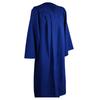 Toque et Robe de Diplôme Couleur Unie Fermeture Éclair Unisexe Mat Lâche Bachelor Cap Robe pour Adulte