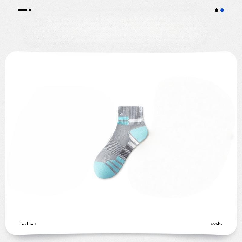 Socks Men's Cotton Anti-odor Sports Socks Spring/Summer Thin Mid-calf Cotton Running Socks