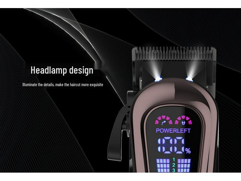 Akıllı Çift Elektrikli Saç Kesme Makinesi Seti - Anne ve Çocuk İçin - Büyük ve Küçük, Type-C Şarjlı ve Dijital Ekranlı