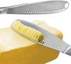 Edelstahl Butter Messer Löcher Käse Dessert Messer Marmeladenmesser Besteck Toast Abstreifer Creme Brot Käse Schneider Küchenwerkzeuge