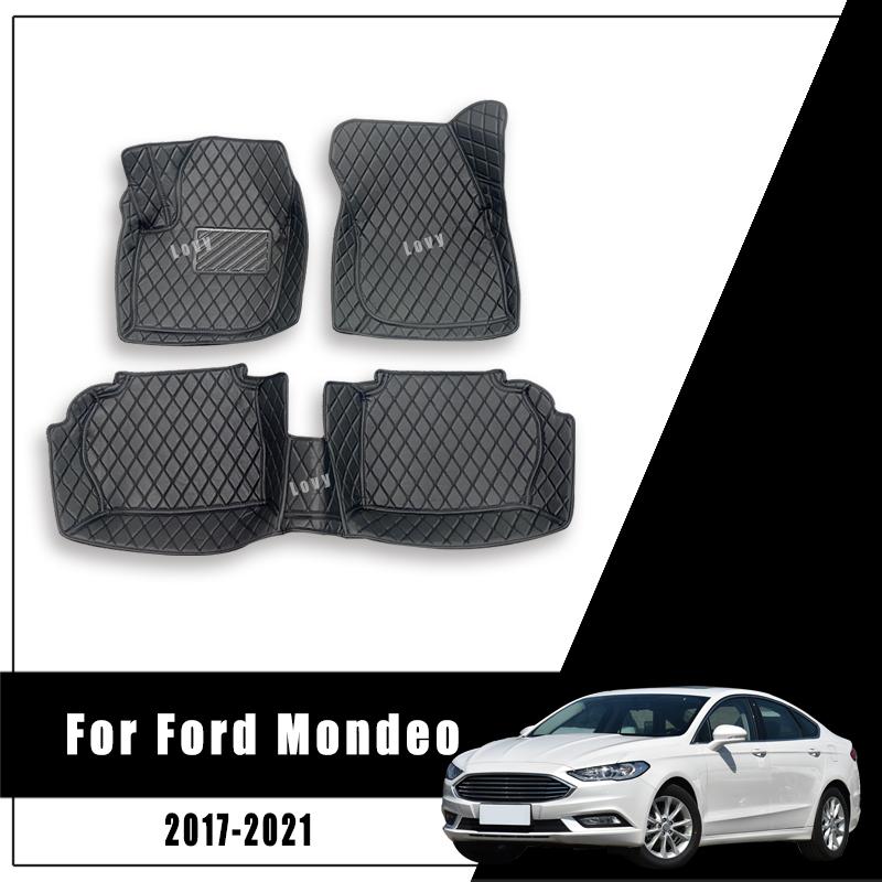 

Автомобильные коврики для Ford Fusion Mondeo 2021 2020 2019 2018 2017 Индивидуальный ковер Водонепроницаемые антигрязные коврики Экстерьер
