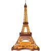 Rowood Eiffel Tower,3D Puzzle Model Kits for Adults,DIY 3D Wooden Puzzles for Adults,Builing Set with LED,Home Decoration Festival Gift Idea