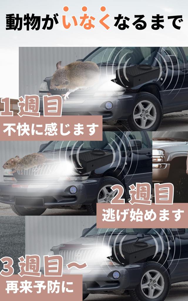 ISOTRONIC Car Rodent Engine Compartment Repellent with Flash and Ultrasonic Powered by Car or Installable Effective Area 78580 Repellent, Waves,