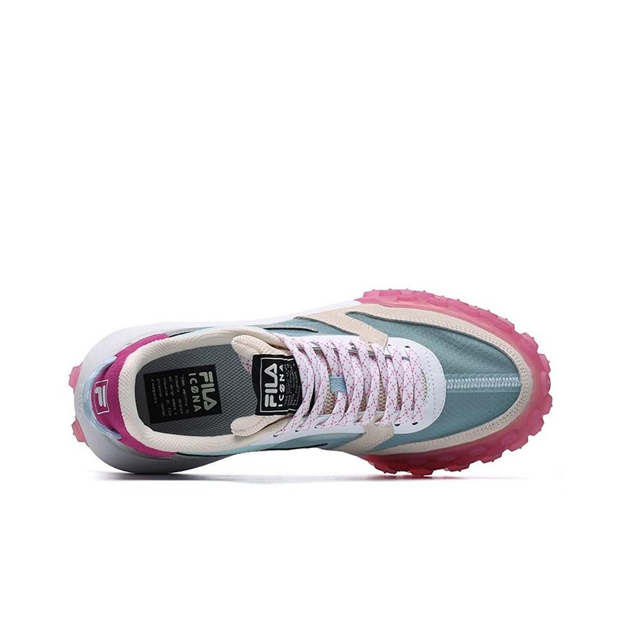 Fila Gara Running Shoes Shock Absorbing Durable Breathable Low Top Dad Sneakers Women Sneakers Winter-Cloud F12W124140FWE