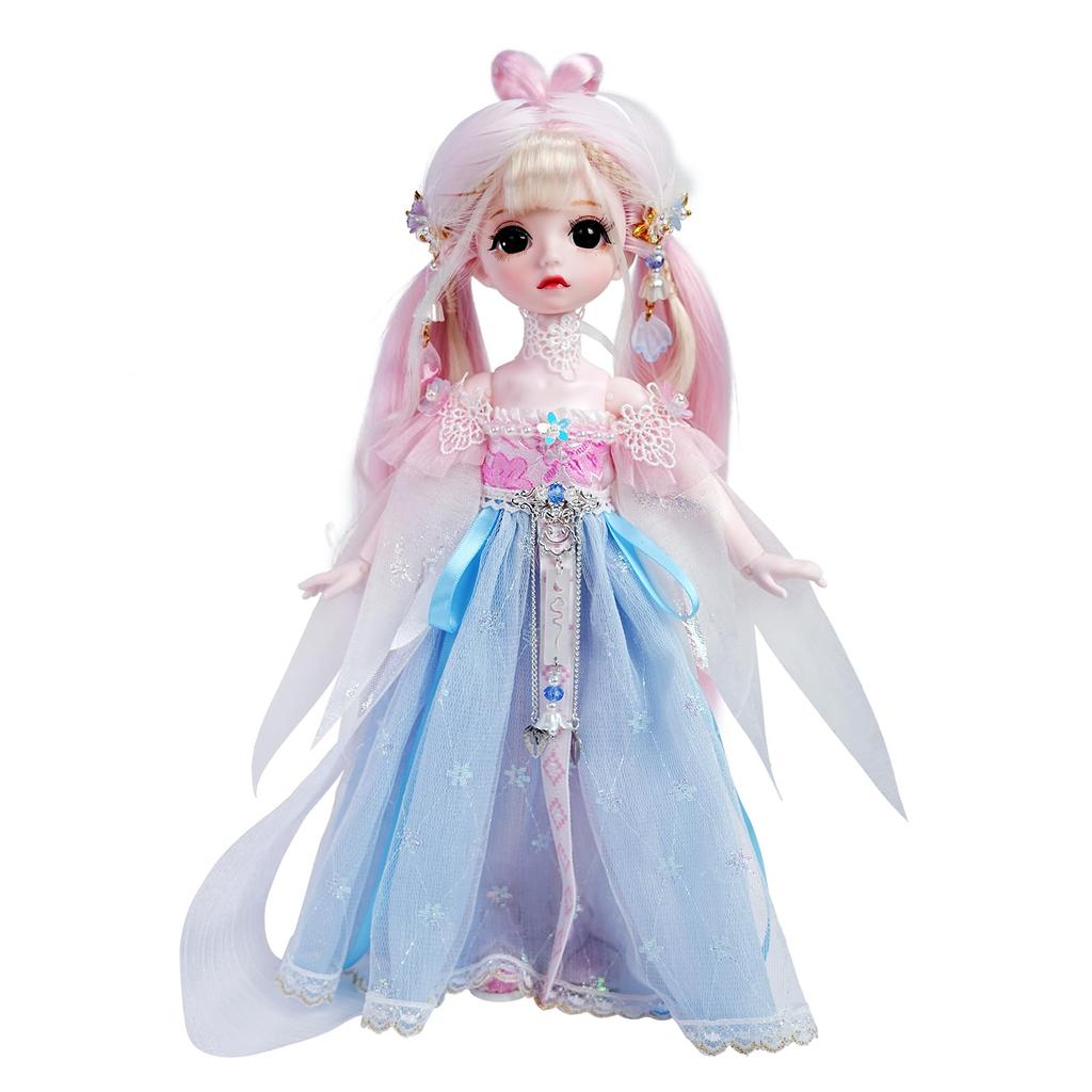 ICY Fortune Days bjd Doll Anime Style Doll 28 Mechanical Great for DIY Girl Doll 1/6 - Set, Joints, Gifts, Decoration, Exercise, Collection, 8+