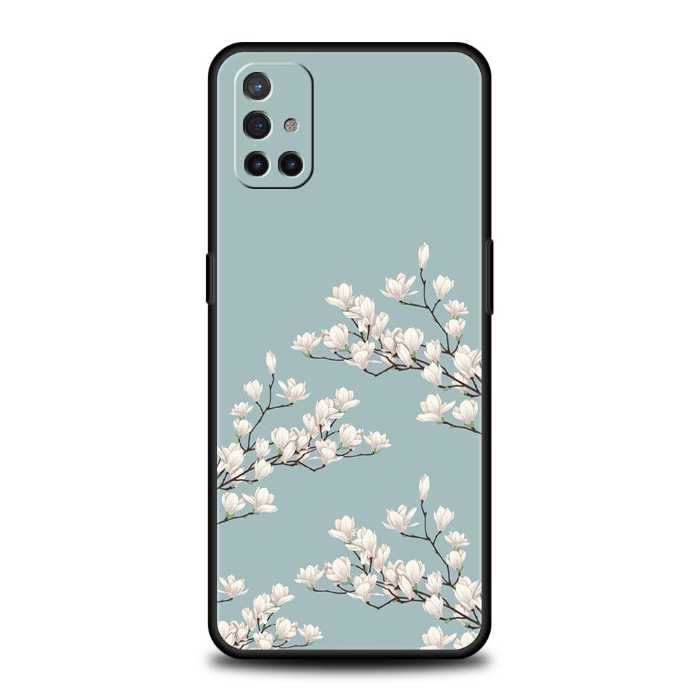 Phone Case For OnePlus 11 10 9 Pro 9T 12R 10R 9R 9RT 10T 8T 8 7 6T 7T Nord 2T CE 2 5G N200 N10 N100 Soft Silicone Cover Flower