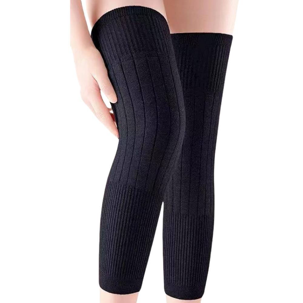 Neue Kaschmirwolle Kniebandage Pads Damen Herren Kälte Bein Arthritis Knieschützer Winter Outdoor Sport Beinschutz Kältefest Beinwärmer