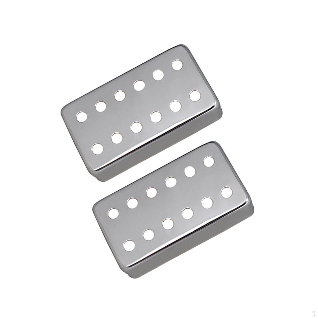 2 Pieces Guitar Pickup Cover Double Covers for Parts