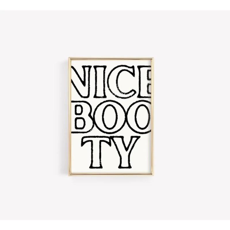 Minimalist Shower Head Funny Duck Quotation Posters Canvas Printing Wall Art Bathroom Toilet Home Decor